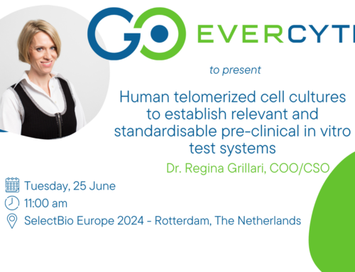 Evercyte highlights immortalized cell technology at SelectBIO Rotterdam 2024
